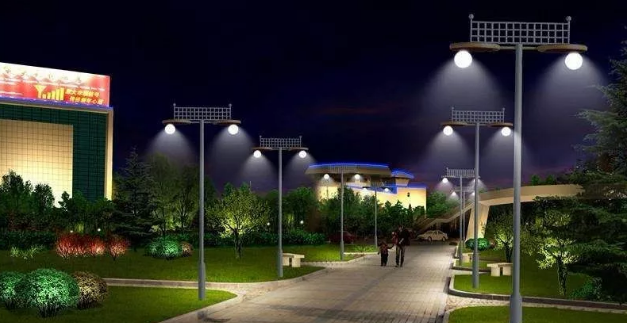 解說太陽能路燈如何控制照明的時間?(圖1) 太陽能路燈發(fā)電系統(tǒng)